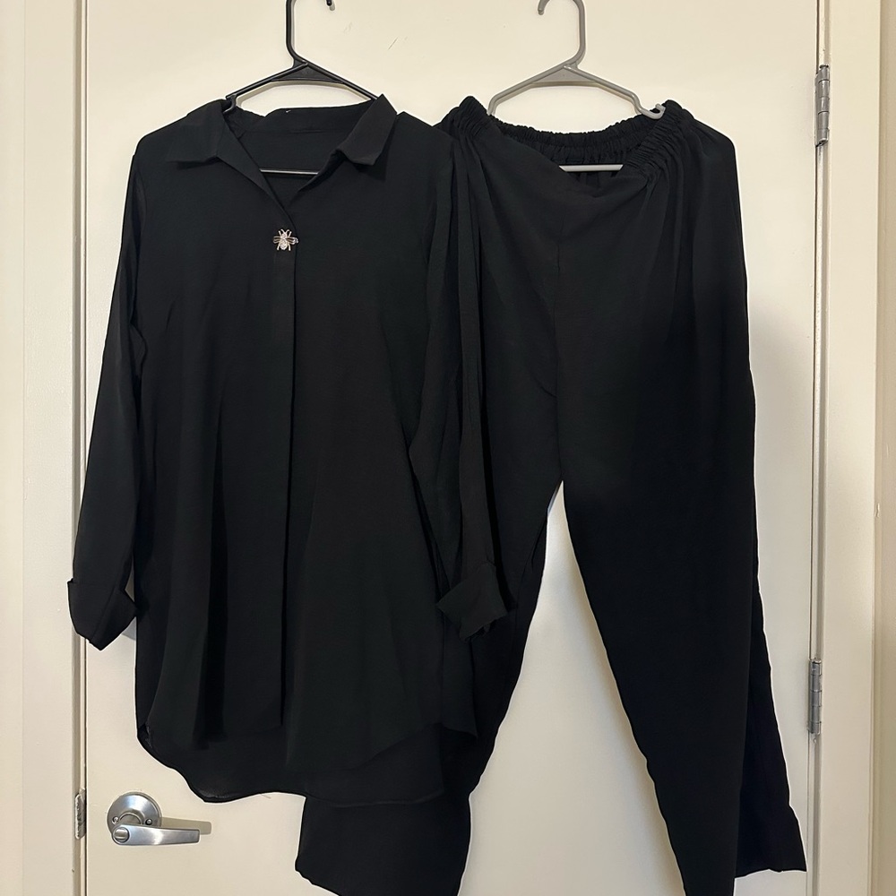 Black Two-Piece Outfit